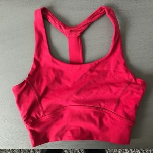 Campeak Red Longline Sports Bra